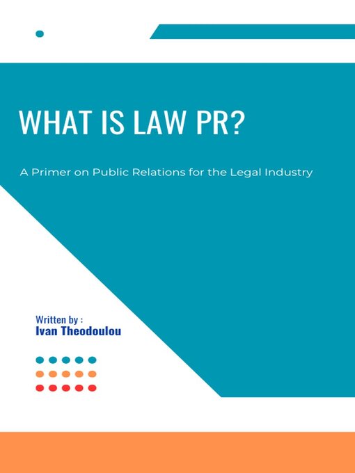 Cover image for What Is Law PR?
